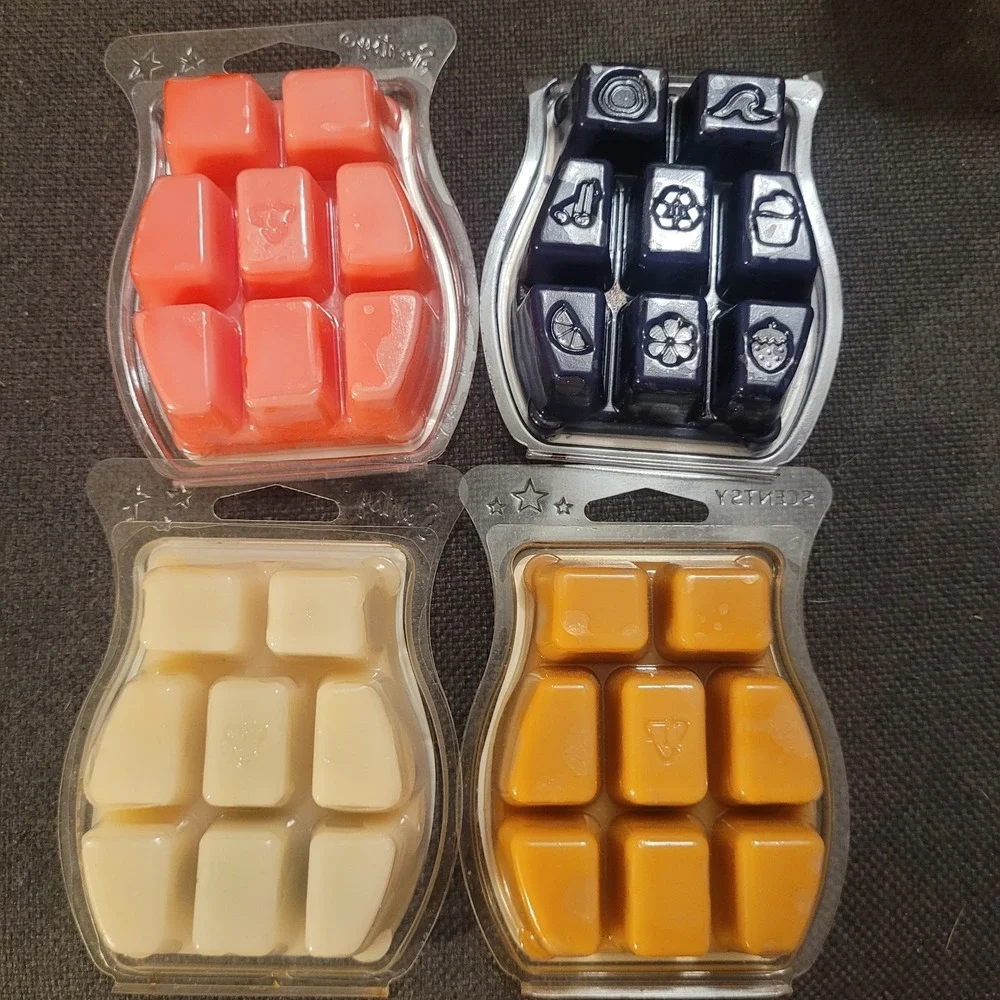 Lot Of 4‎ New Scentsy Wax Fruit Of The Month - 3.2 oz Bars -